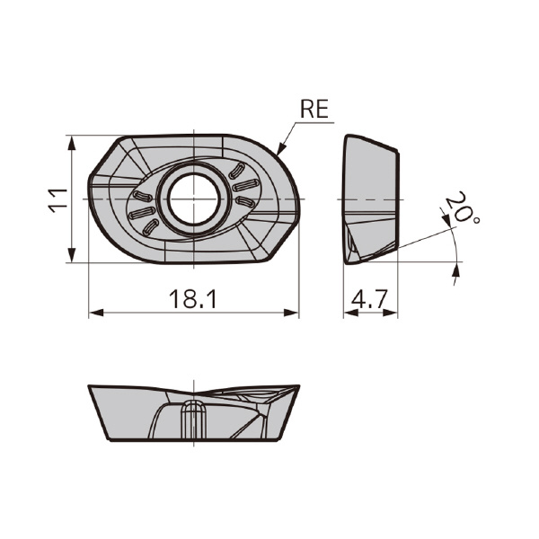 住友電気工業（株） カッタチップ XOMT-E カッタチップ XOMT160564PEER-E ACS3000