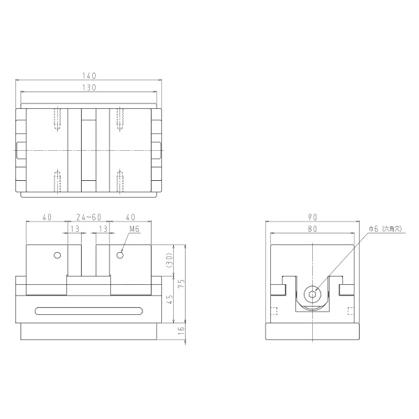 日本オートマチックマシン（株） イクシーズ 両締めバイス System－3R仕様 EXC’s-MF イクシーズ　両締めバイス EXC S-MF60WA-PS