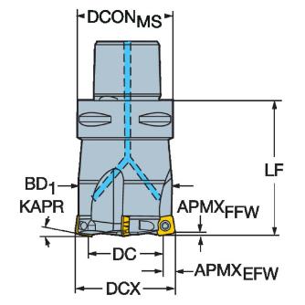 サンドビック（株） コロミル210 カッター 【F】 R210 コロミル２１０　カッター　【Ｆ】 R210-052C5-14H