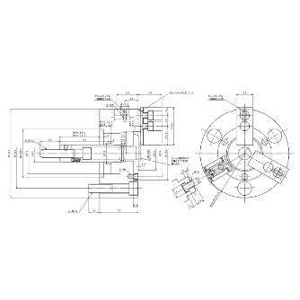 豊和工業（株） セレーテッドチャック H01MA セレーテッドチャック H01MA6 P=1.5