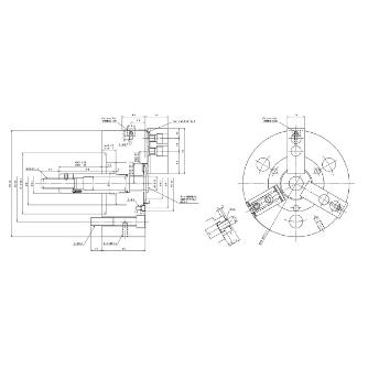 豊和工業（株） セレーテッドチャック H01MA セレーテッドチャック H01MA8 P=1.5