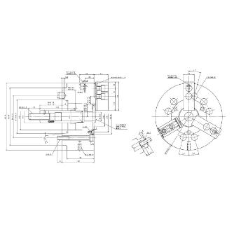 豊和工業（株） セレーテッドチャック H01MA セレーテッドチャック H01MA8 A6-J P=1.5