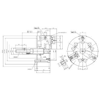 豊和工業（株） セレーテッドチャック H3KS セレーテッドチャック H3KS6