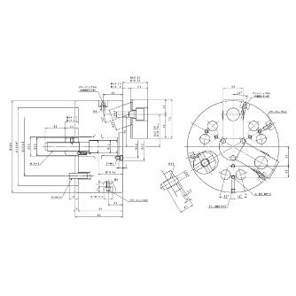 豊和工業（株） ドローダウンチャック(流路付) H011MC ドローダウンチャック（流路付） H011MC6 Z