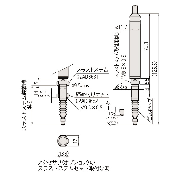 （株）ミツトヨ リニヤゲージ LG リニヤゲージ LG200-110 542-186