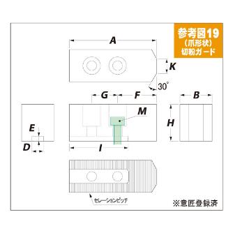 （株）アーム産業 生爪切粉ガード(3個入) KG HO 生爪切粉ガード（３個入） KG HO-6 H36