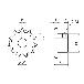 片山チエン（株） ジクアナカンセイスプロケット FBN100B ジクアナカンセイスプロケット FBN100B11D30