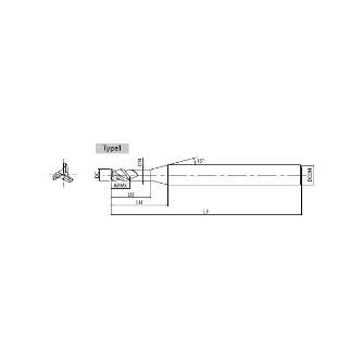 オーエスジー（株） 非鉄用DLCコート3枚刃超硬エンドミル高機能タイプショート形 AE-VTS-N 非鉄用ＤＬＣ超硬エンドミル３刃ショート形 AE-VTS-N 1.5X4.5