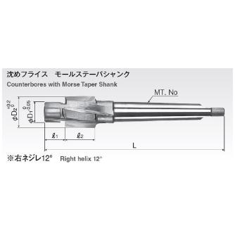 岡﨑精工（株） 沈めフライスMT CBT 沈めフライスＭＴ CBT48