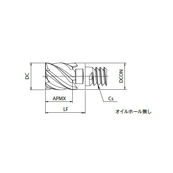 オーエスジー（株） PHOENIX ヘッド交換式エンドミル高硬度鋼用多刃スクエア PXM PXSH ヘッド交換式エンドミル／ＰＨＯＥＮＩＸ PXSH200C20-06R000 XP6703