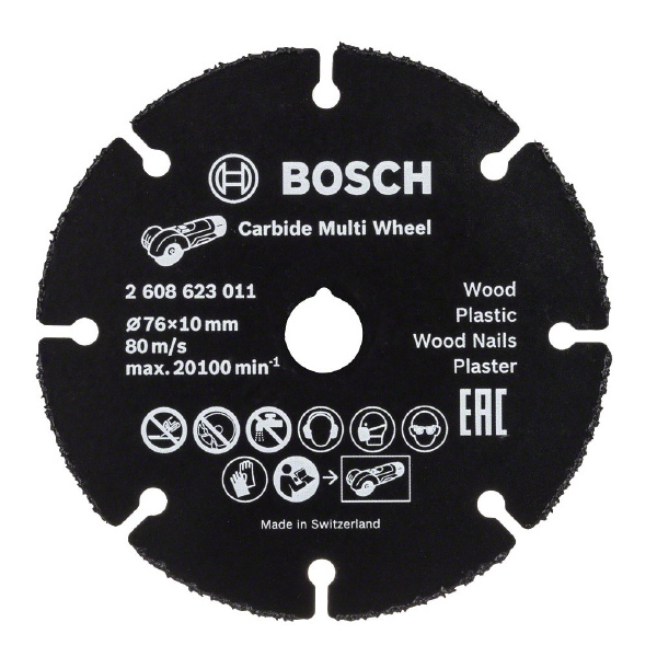 ボッシュ（株） カーバイドマルチホイール カーバイドマルチホイール７６ｍｍ 2608623011