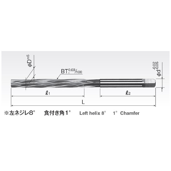 岡﨑精工（株） スパイラル刃ハンドリーマ SPHR スパイラル刃ハンドリーマ SPHR 10.0