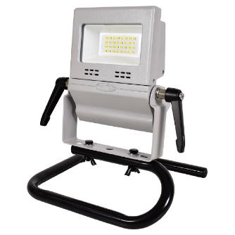 日動工業（株） フラットライト10W 床スタンドセット LEN-FH10S-SL-50K フラットライト１０Ｗ　床スタンドセット LEN-FH10S-SL-50K