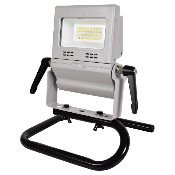 日動工業（株） フラットライト10W 床スタンドセット LEN-FH10S-SL-50K フラットライト１０Ｗ　床スタンドセット LEN-FH10S-SL-50K