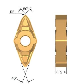 サンドビック（株） コロターンプライム チップ 【F】 CP-B1216D コロターンプライム　チップ　【Ｆ】 CP-B1216D-M7 1115
