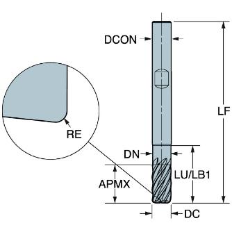 サンドビック（株） CoroMillDuraエンドミル【E】 1K337 ＣｏｒｏＭｉｌｌＤｕｒａエンドミル【Ｅ】 1K337-2000-200-XD 1730