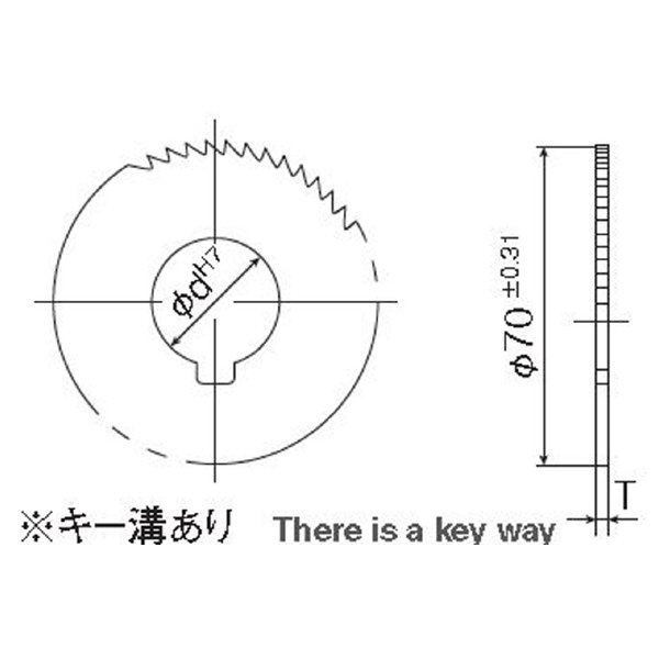 岡﨑精工（株） スリワリフライス(TIN) TFMA スリワリフライス（ＴＩＮ） TFMA 70X1.1X25.4X56NT