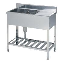 アズワン（株） 流し台(一槽水切付) 1-6634