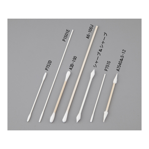 アズワン（株） 工業用綿棒 1-6547 工業用綿棒　Ａ６－１００Ｊ　１００本入 1-6547-04