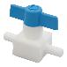 アズワン（株） フッ素樹脂製二方コック 5-5369 フッ素樹脂製二方コック０１６．７０３．２ 5-5369-13