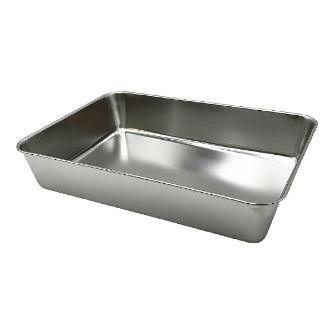 アズワン（株） ステンレス角型バット 1-4534 ステンレス角型バット　３枚取り 1-4534-06