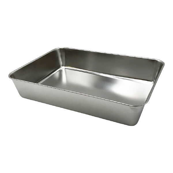 アズワン（株） ステンレス角型バット 1-4534 ステンレス角型バット　３枚取り 1-4534-06