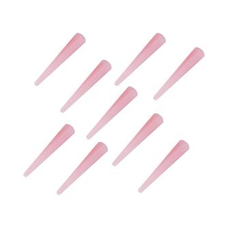 アズワン（株） シリコーンロング栓 1-4420 シリコーンロング栓８　ピンク　１００入 1-4420-08