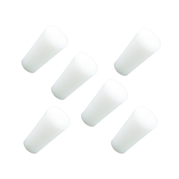 アズワン（株） シリコーンロング栓 1-4420 シリコーンロング栓７　白　１００入 1-4420-07