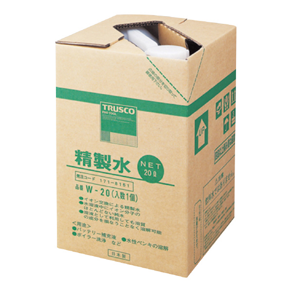 アズワン（株） 精製水 W－20 1-4704-01 精製水　Ｗ－２０ 1-4704-01