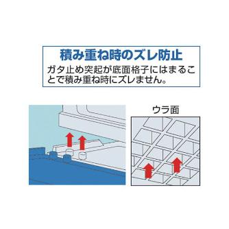 アズワン（株） α折りたたみコンテナ 1-4707 α折りたたみコンテナＴＲＳ２０１Ｆ　ＴＭ 1-4707-02