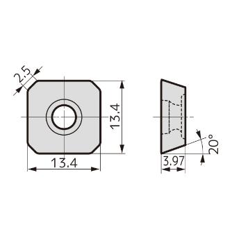 住友電気工業（株） カッタチップ SEMT-G カッタチップ SEMT13T3AGSN-G ACP200