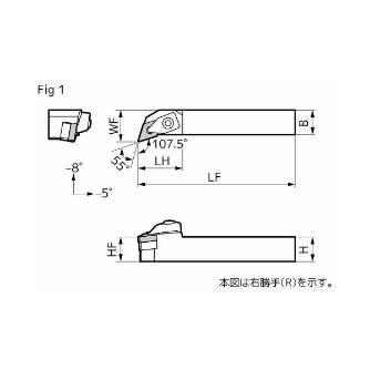 住友電気工業（株） SEC－外径バイト ホルダ DDHN ＳＥＣ－外径バイト　ホルダ DDHNR2020K15