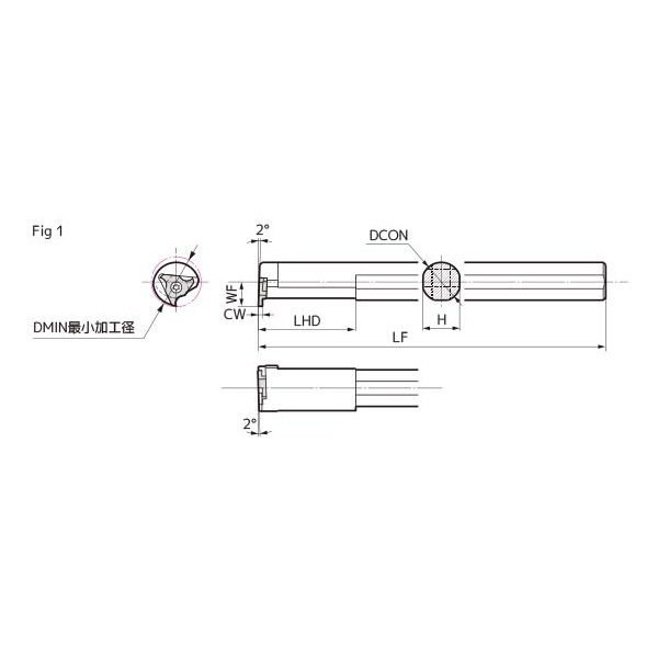 住友電気工業（株） SEC－溝入れバイト ホルダ SGIT ＳＥＣ－溝入れバイト　ホルダ SGITR08