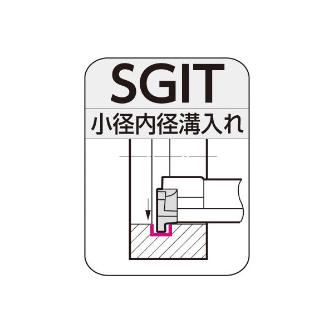 住友電気工業（株） SEC－溝入れバイト ホルダ SGIT ＳＥＣ－溝入れバイト　ホルダ SGITR16