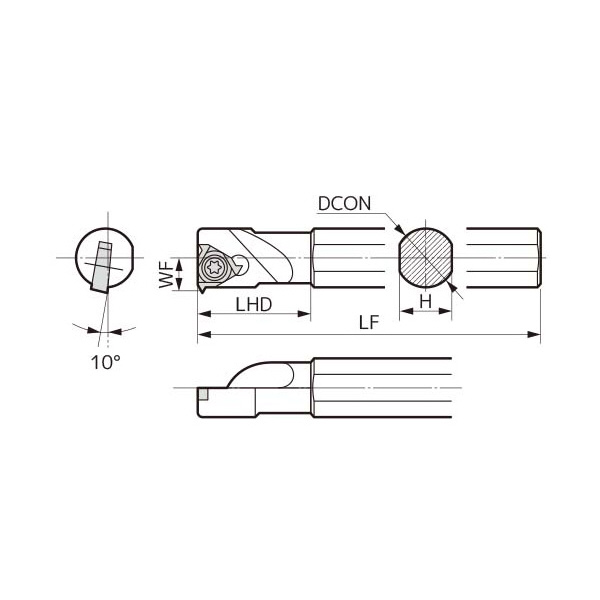 住友電気工業（株） SEC－ねじ切りバイト ホルダ STHI ＳＥＣ－ねじ切りバイト　ホルダ STHI06