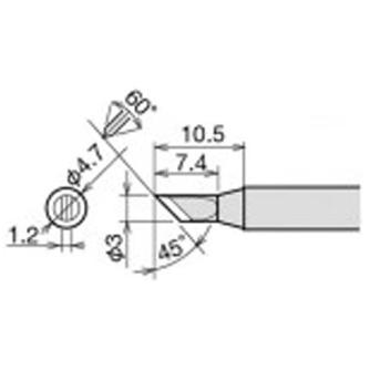 太洋電機産業（株） 替コテ先封紙 RX 替コテ先封紙 RX-80HRT-3K