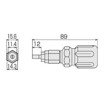 ＴＯＮＥ（株） ソケットセットドライバー EMD5 専用ドライバー EMD5