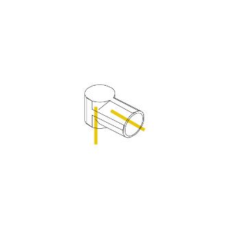 スペーシア（株） プラスチックジョイント(コーナー用) PJ プラスチックジョイント（コーナー用） PJ-003W ｵﾌﾎﾜｲﾄ