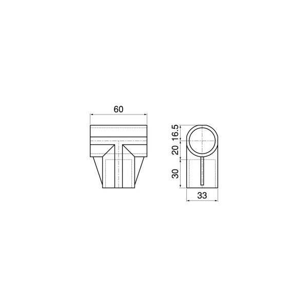 スペーシア（株） プラスチックジョイント(中間用) PJ プラスチックジョイント（中間用） PJ-201CW ｵﾌﾎﾜｲﾄ