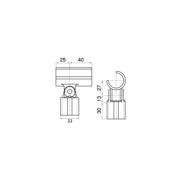 スペーシア（株） プラスチックジョイント(角度用) PJ プラスチックジョイント（角度用） PJ-403W ｵﾌﾎﾜｲﾄ