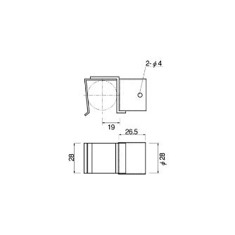 スペーシア（株） はめ込み金具A JB-106 はめ込み金具Ａ JB-106