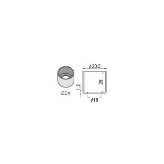 スペーシア（株） 接続用金具静電差込キャスター用キャップ JB-108 接続用金具静電差込キャスター用キャップ JB-108