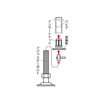 スペーシア（株） アジャスターボルトAセット JB-404 アジャスターボルトＡセット JB-404