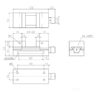日本オートマチックマシン（株） 両締バイス MF60WC 両締バイス MF60WC