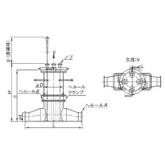 カネテック（株） マグネットフィルタ/サニタリ PCMH2 マグネットフィルタ／サニタリ PCMH2-D25A