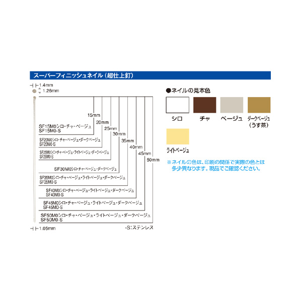 マックス（株） スーパーフィニッシュネイル 3000本 SF スーパーフィニッシュネイル　３０００本 SF25M0ﾀﾞｰｸﾍﾞｰｼﾞｭ(ｳｽﾁｬ)