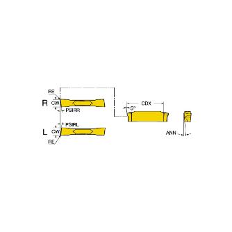 サンドビック（株） コロカット1ー2 チップ 【C】 L123 コロカット１－２　チップ　【Ｃ】 L123D2-0150-1501-CS 1125