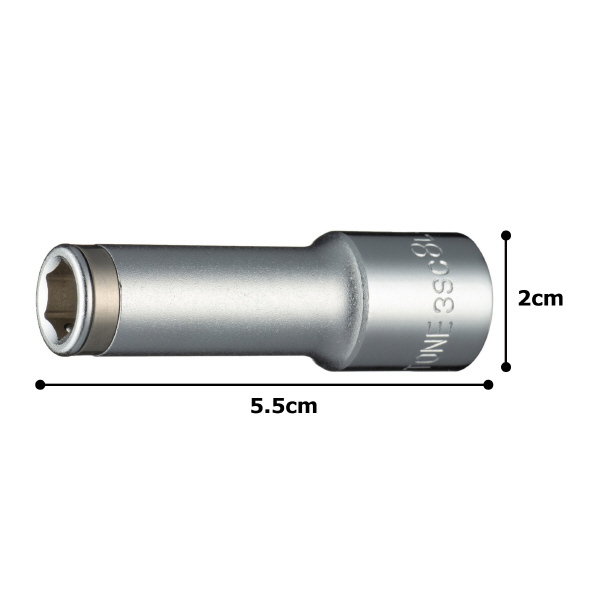 ＴＯＮＥ（株） ナットキャッチディープソケット(6角) 3SC ナットキャッチソケット 3SC-08L