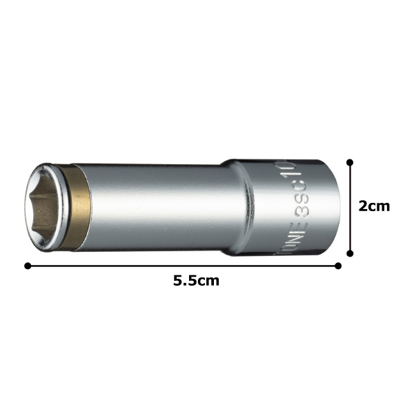 ＴＯＮＥ（株） ナットキャッチディープソケット(6角) 3SC ナットキャッチソケット 3SC-10L