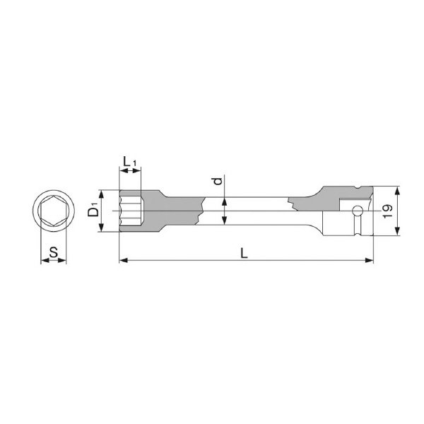 ＴＯＮＥ（株） インパクト用エクステンションソケット 3AEX エクステンションソケット 3AEX-07L150